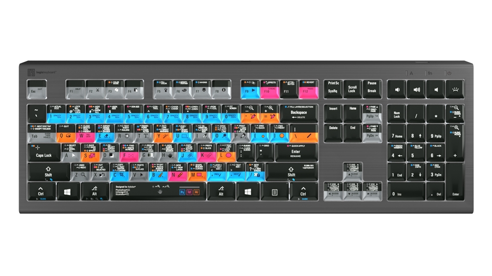 Adobe Graphic Designer<br>ASTRA2 Backlit Keyboard – Mac<br>